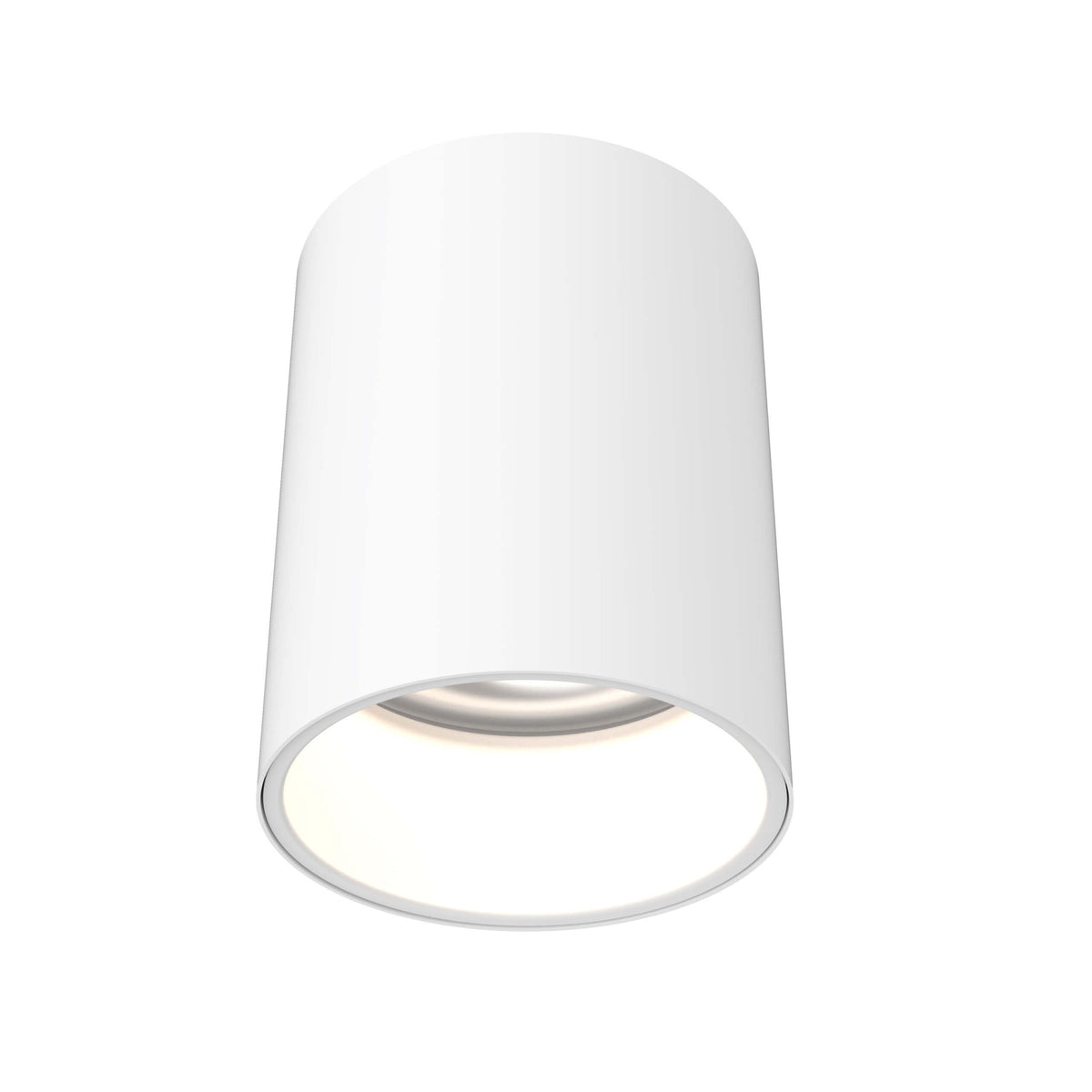 DALS Lighting CYL05-CC-WH Focus LED Cylinder Flush Mount in White