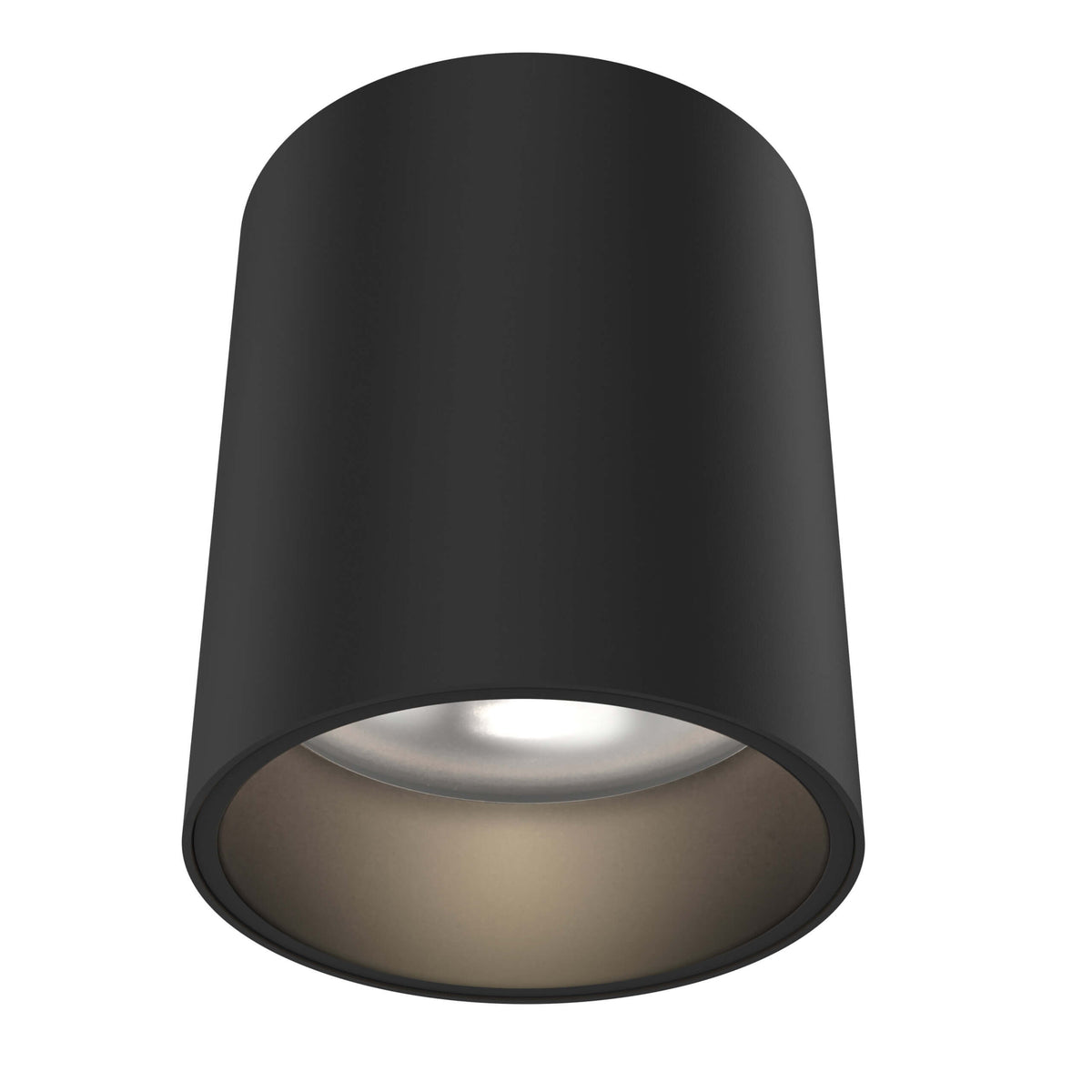 Cylindre LED Focus DALS Lighting CYL06CC-V-BK Plafonnier en noir