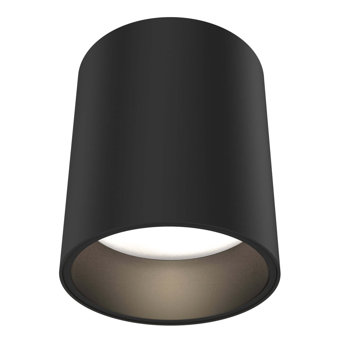 Cylindre LED Focus DALS Lighting CYL06CC-V-BK Plafonnier en noir