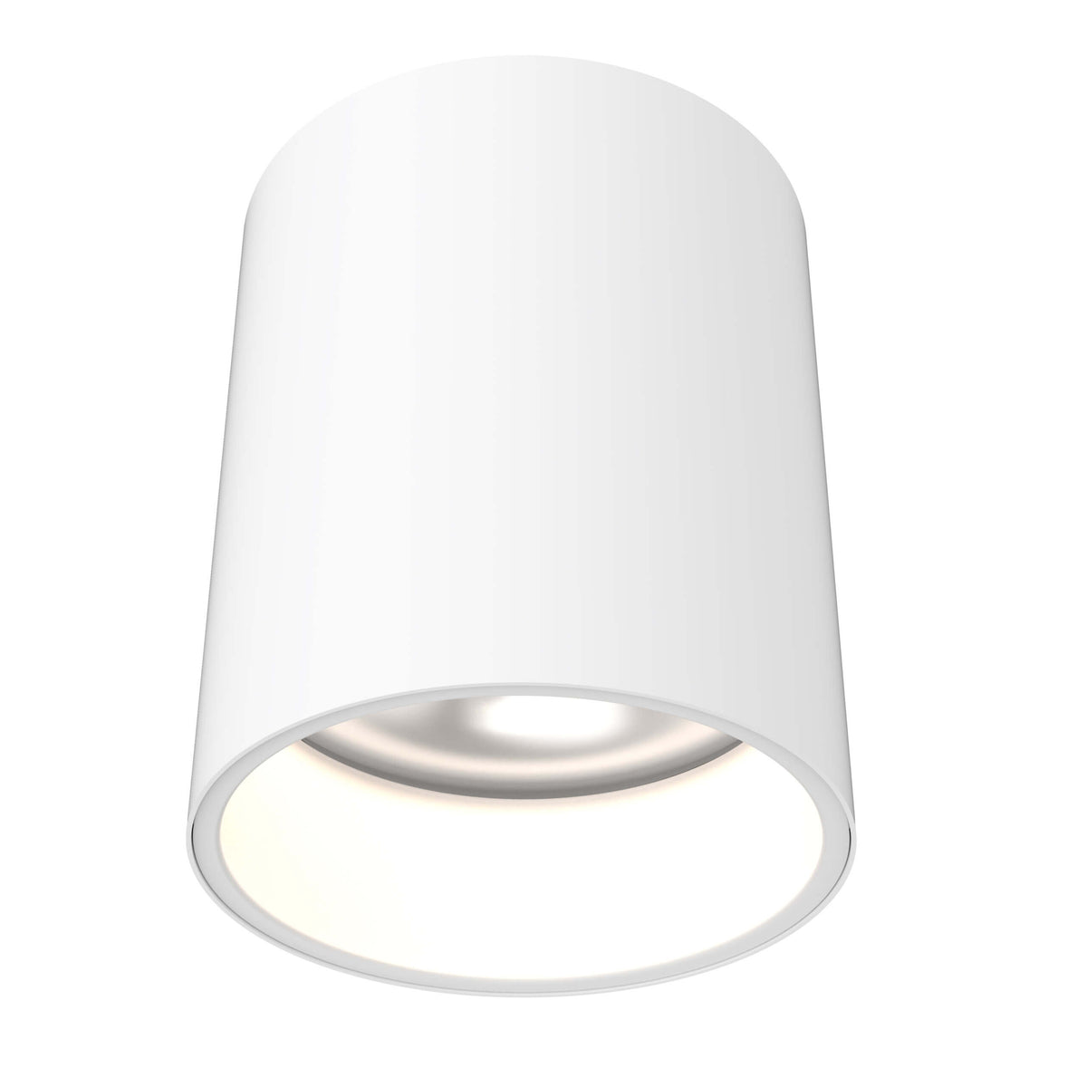 DALS Lighting CYL06-CC-V-WH Focus LED Cylinder Flush Mount in White