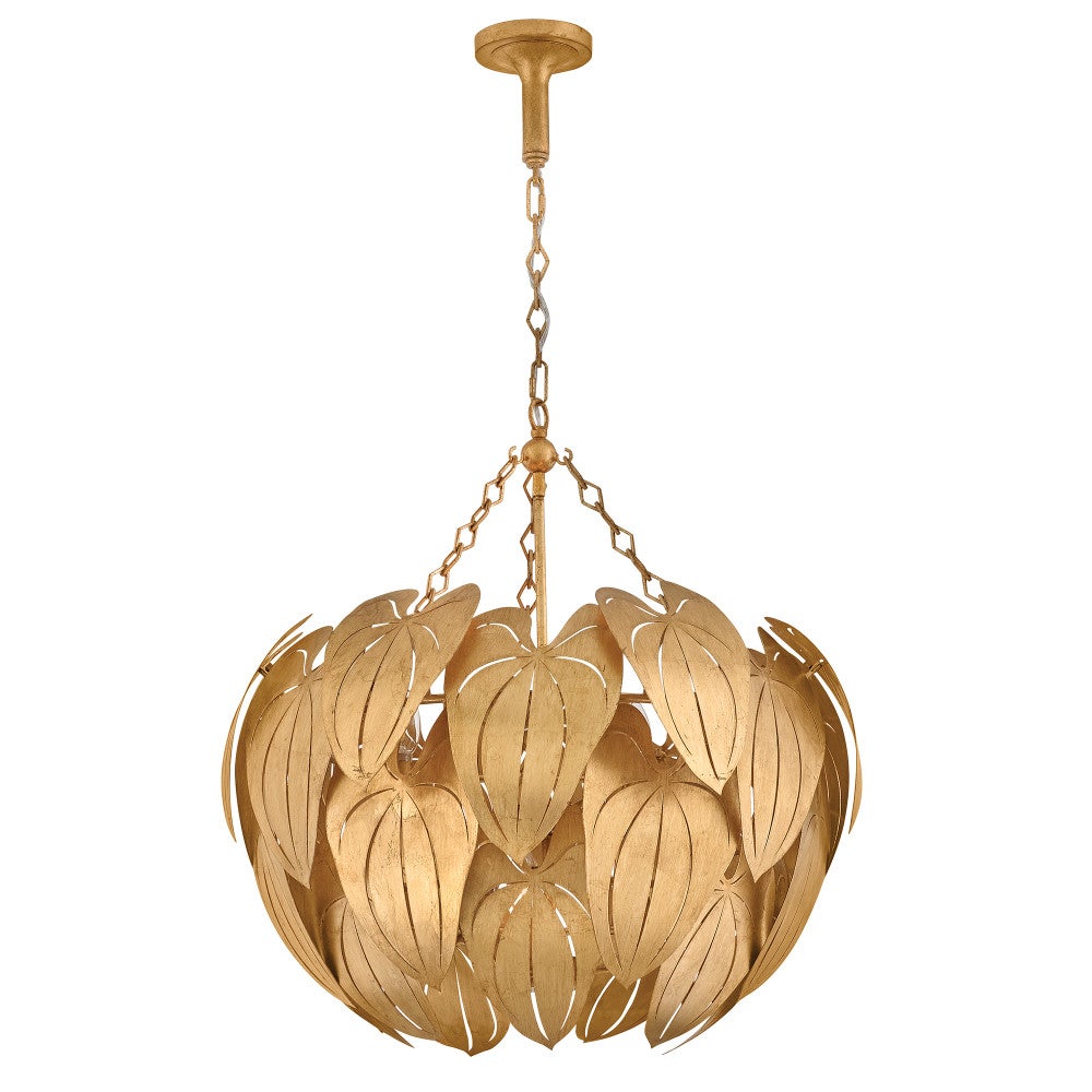 Fredrick Ramond FR47165DA Camille Botanique Suspension en laiton vieilli