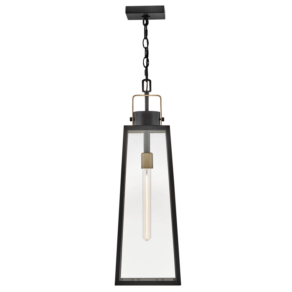 Lark 82002BK Hugh Hanging Lantern in Black