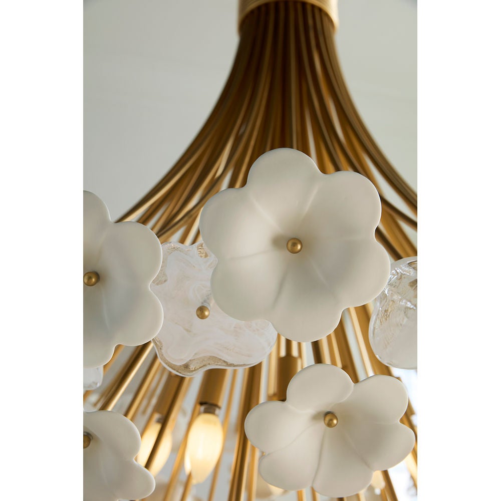 Fredrick Ramond FR41968DG Marianne Bouquet Suspension en or de luxe