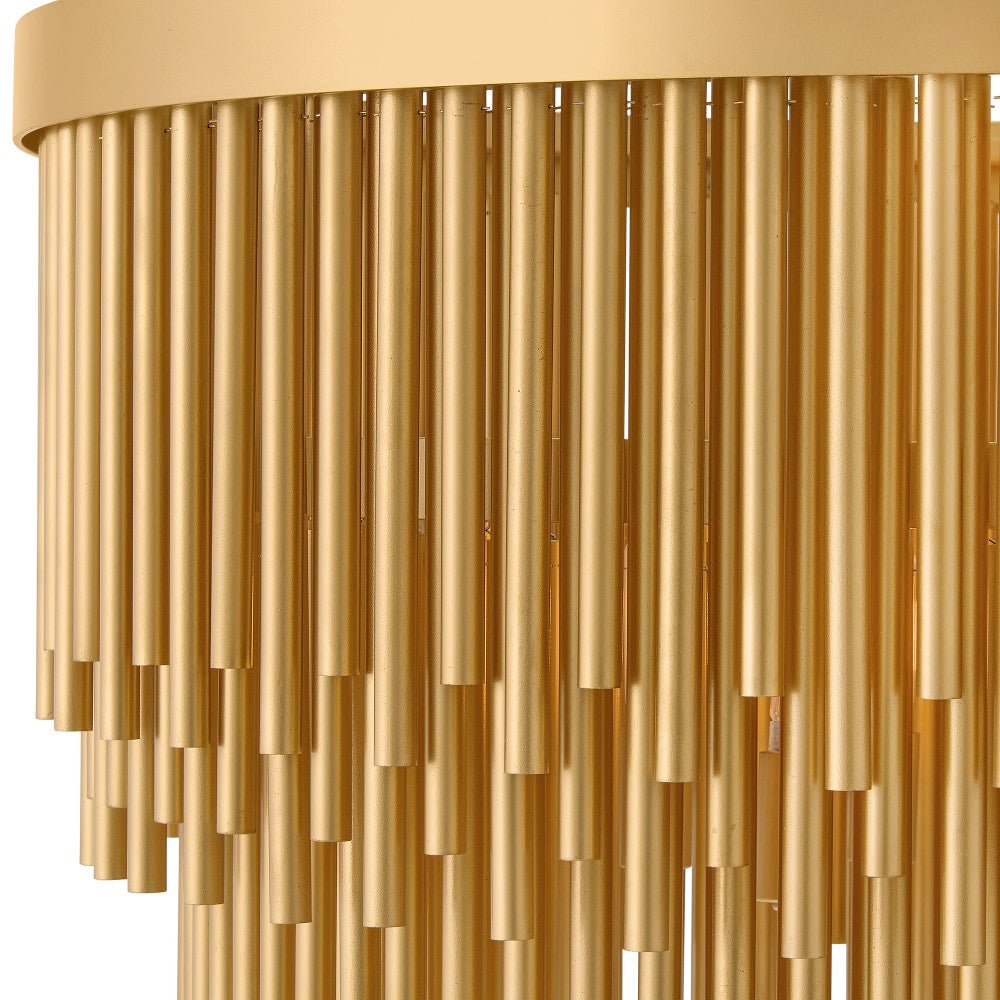 Éclairage Hinkley 30494DXG Bijou Multi Tier Suspendu en or de luxe