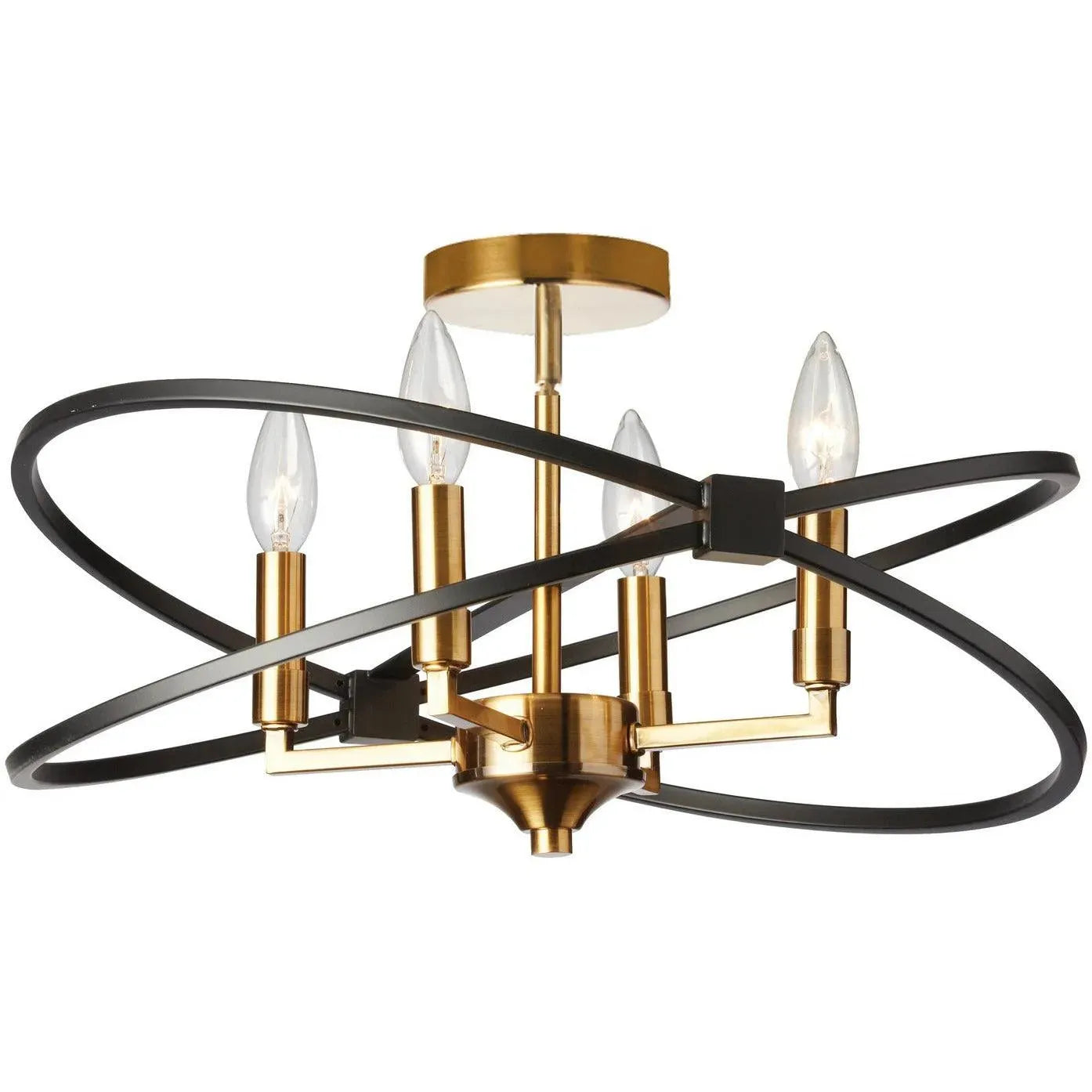 Dainolite - Paloma Semi-Flush Mount - PAL-184SF-VB-MB | Montreal Lighting & Hardware