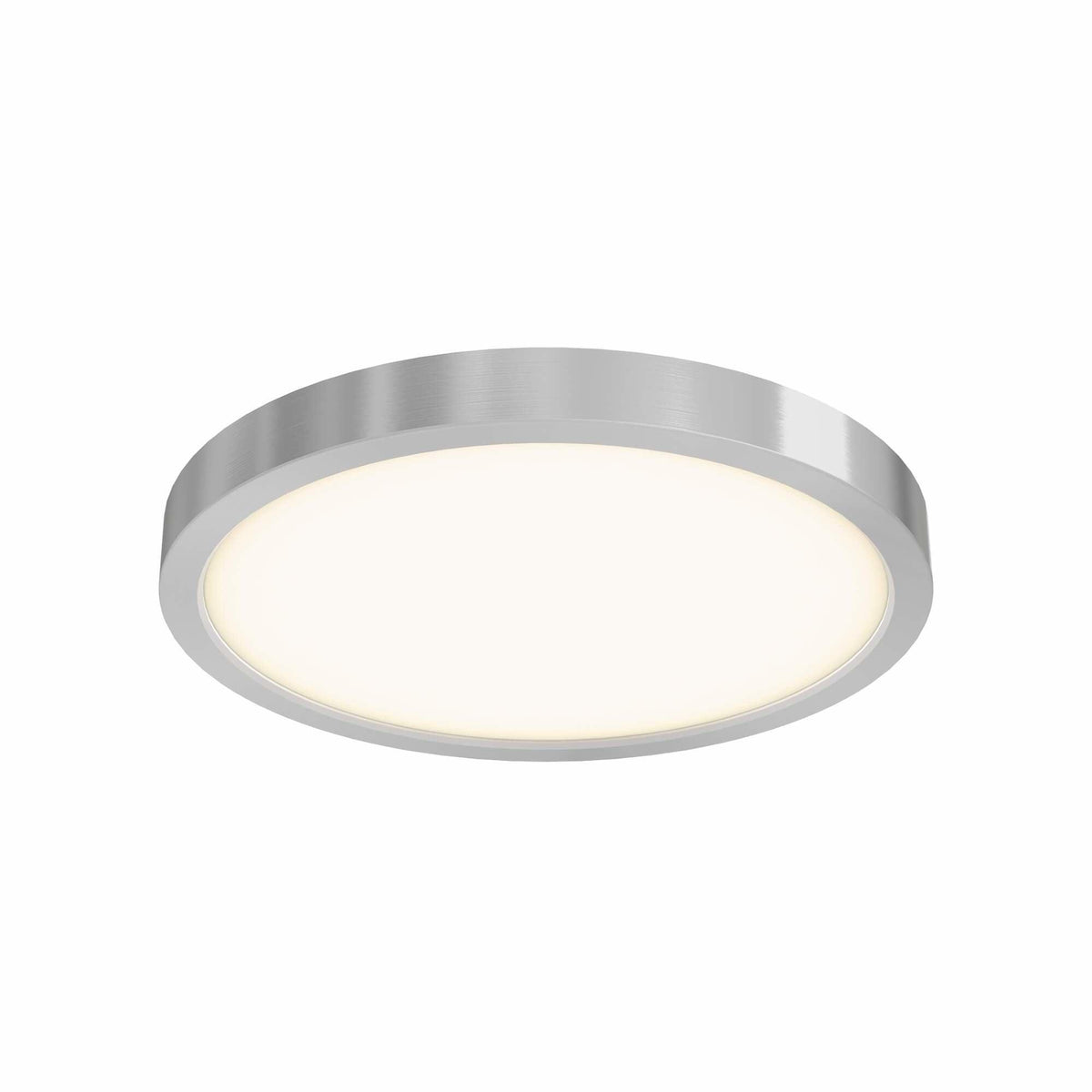 DALS Lighting - CFLED Round LED Flushmount - CFLEDR10-CC-SN | Montreal Lighting & Hardware