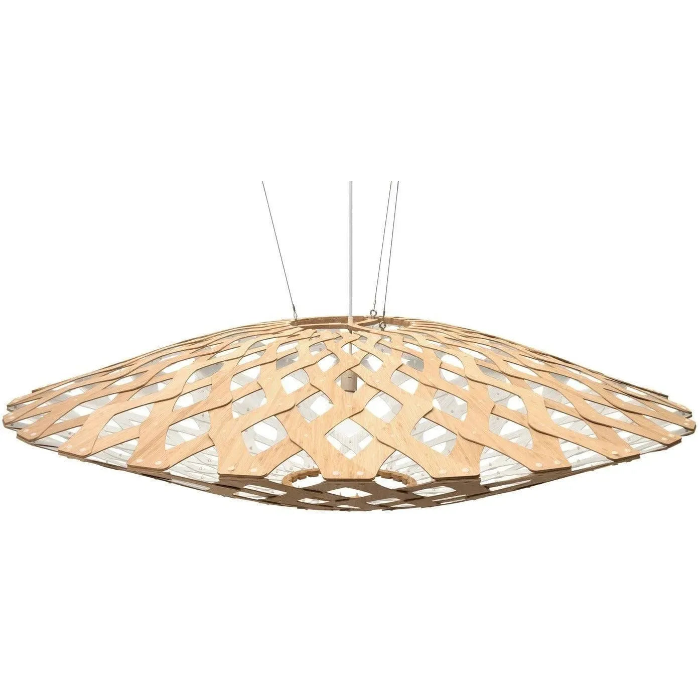 David Trubridge - Flax 1500 Pendant - FLX-1500-BLK-BLK | Montreal Lighting & Hardware