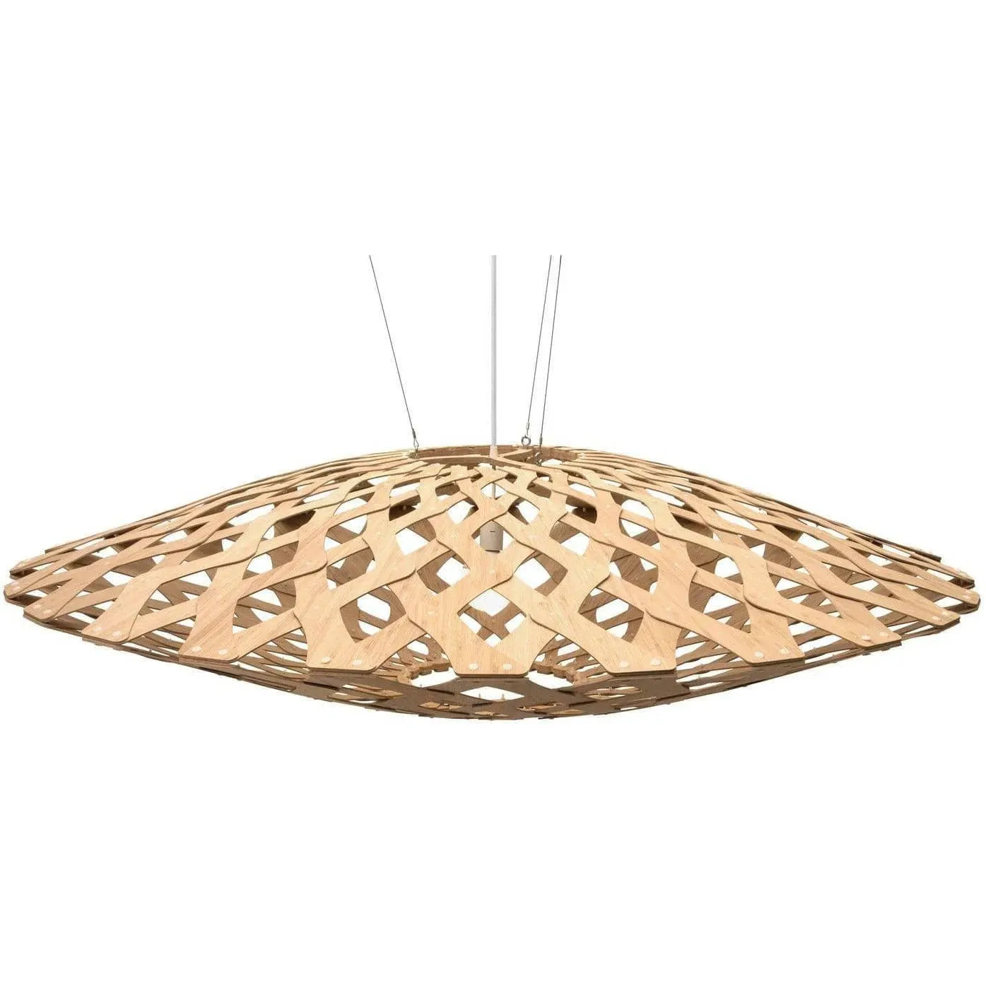 David Trubridge - Flax 1500 Pendant - FLX-1500-BLK-BLK | Montreal Lighting & Hardware