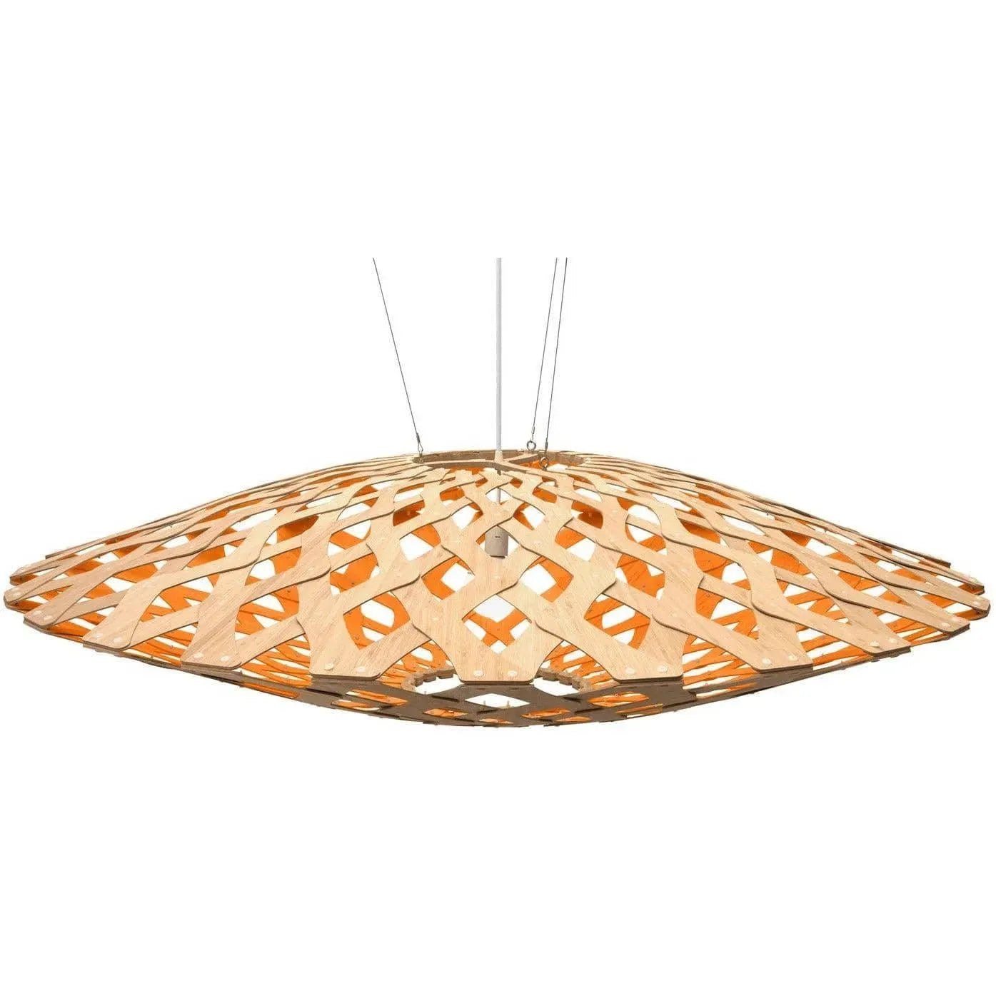 David Trubridge - Flax 1500 Pendant - FLX-1500-BLK-BLK | Montreal Lighting & Hardware