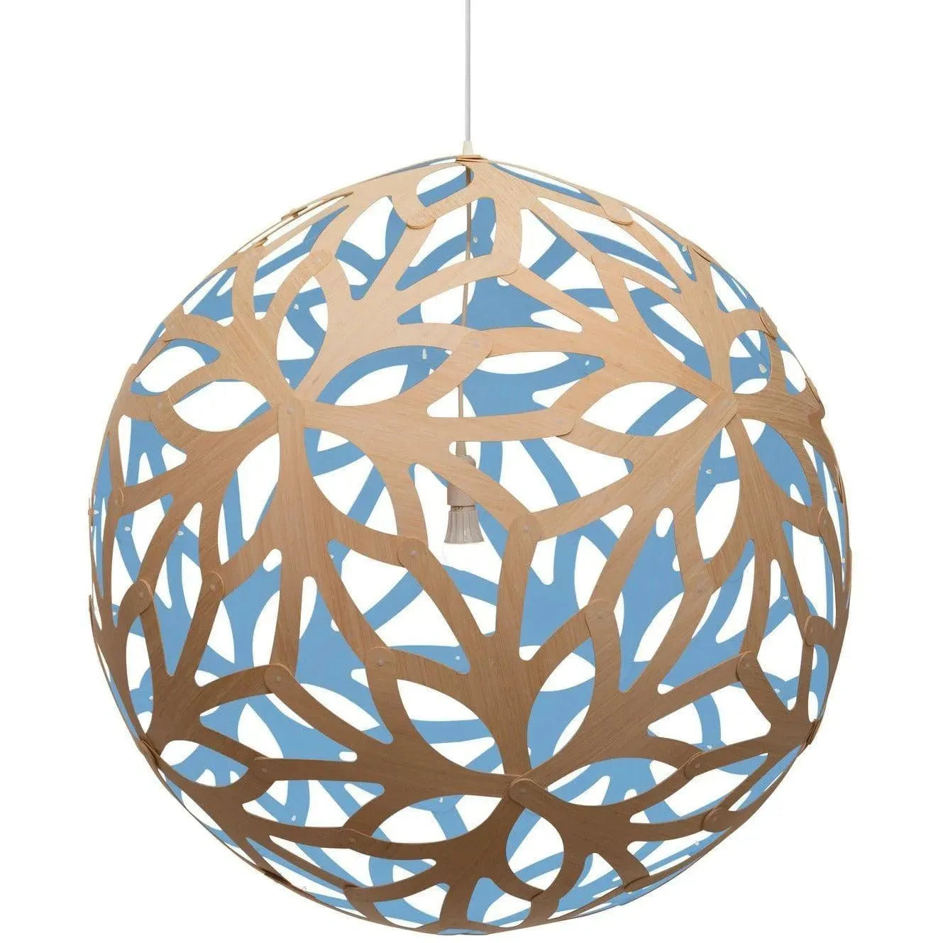 David Trubridge - Floral 1600 Pendant - FLO-1600-BLK-BLK | Montreal Lighting & Hardware