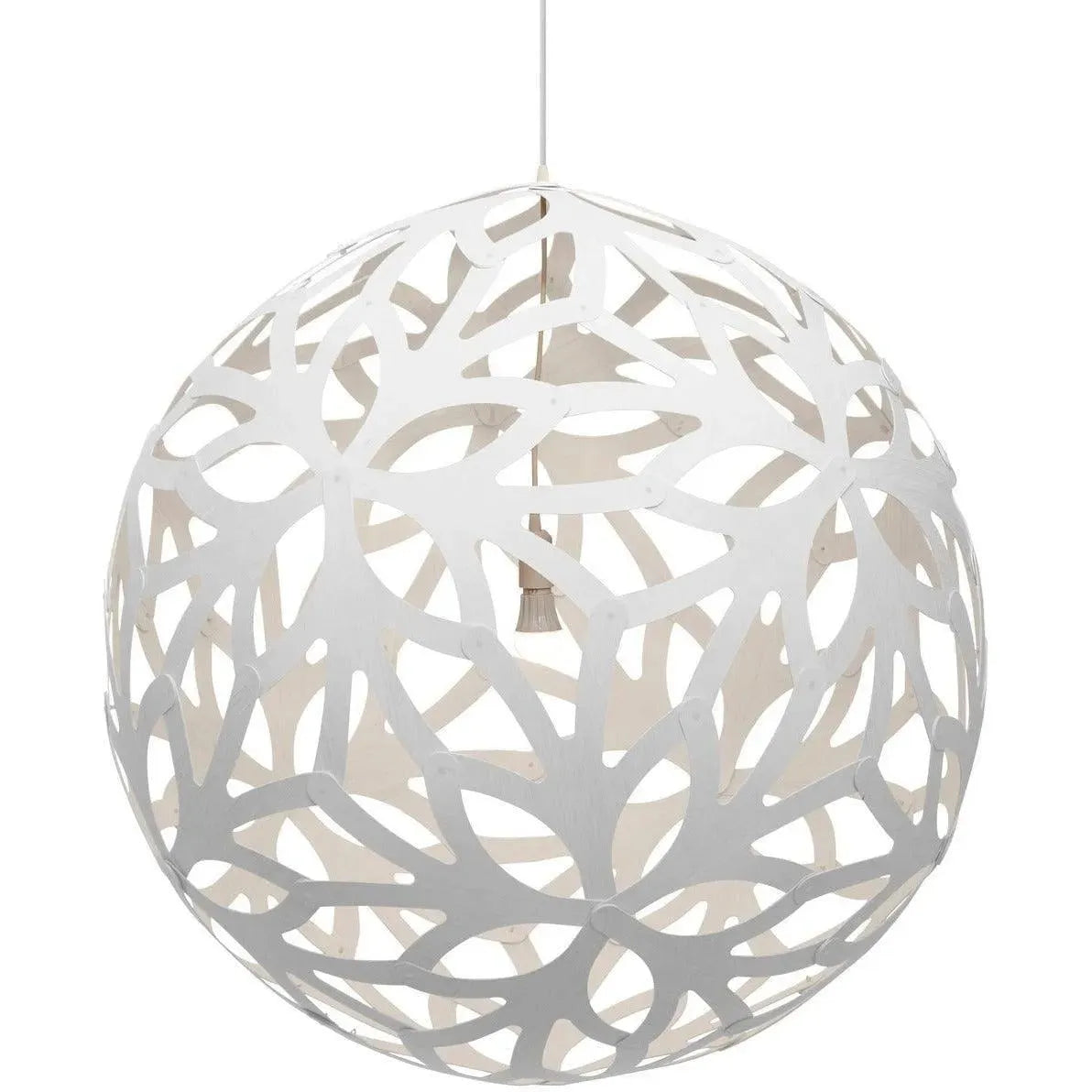 David Trubridge - Floral 800 Pendant - FLO-0800-WHI-WHI | Montreal Lighting & Hardware