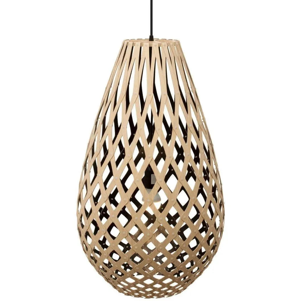 David Trubridge - Koura 750 Pendant - KOU-0750-BLK-BLK | Montreal Lighting & Hardware