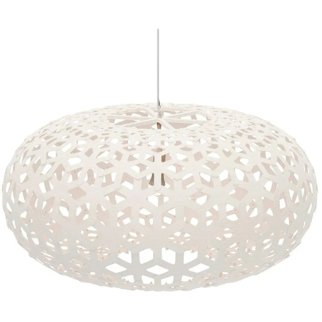 David Trubridge - Snowflake 800 Pendant - SNO-0800-WHI-WHI | Montreal Lighting & Hardware