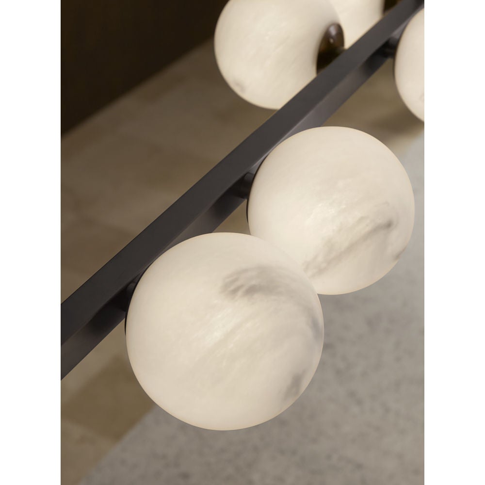 Fredrick Ramond FR41909BX Selene Linear Chandelier in Black Oxide