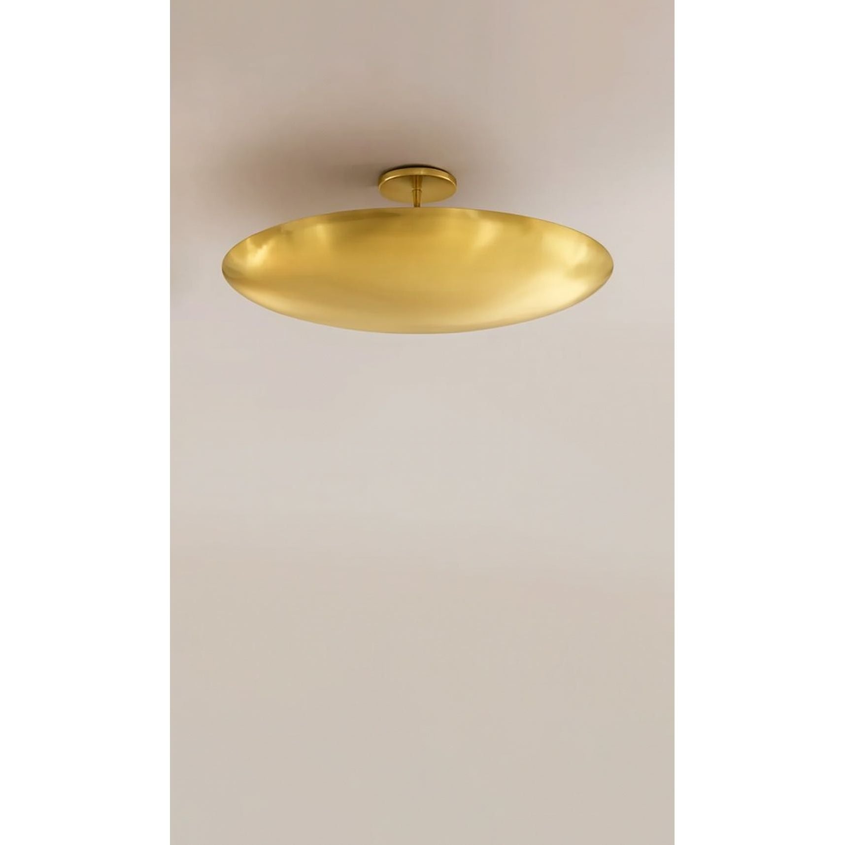 Dounia Home - DH-DOMFLUMOU-SM-PC - Dome Flush Mount Light Fixture - Polished Copper
