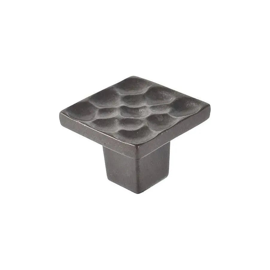 Du Verre Hardware - Pomegranate Square Knob - DVP11-ORB | Montreal Lighting & Hardware