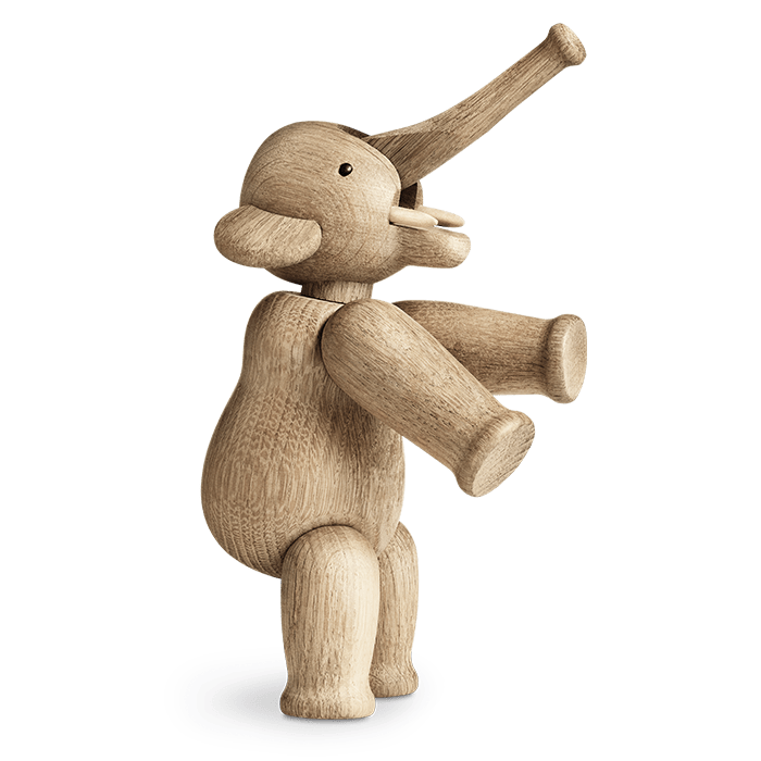 Kay Bojesen 39252 Elephant Wooden Figurine in Oak