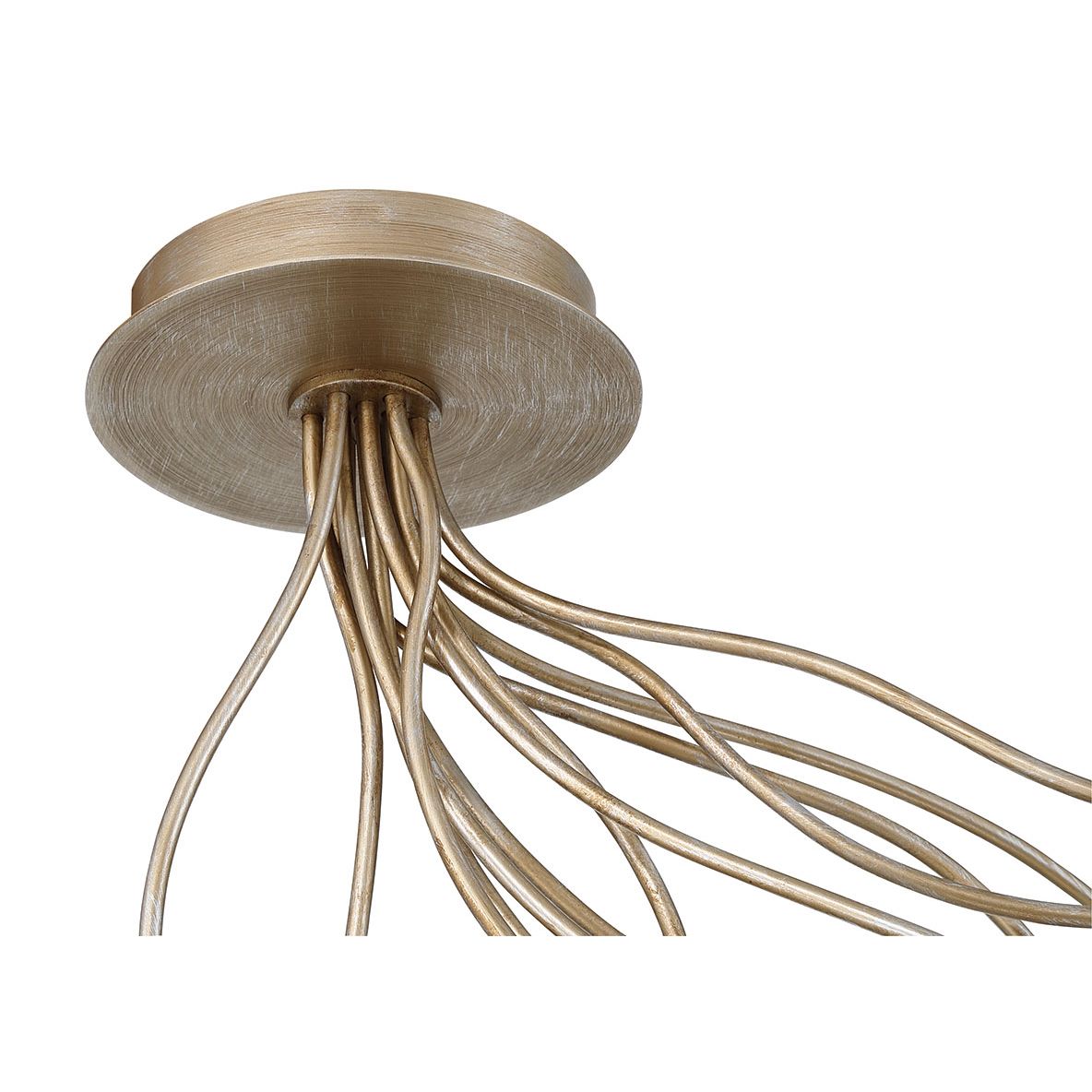Eurofase 49950-021 Athena LED Semi-Flush Mount in Antique Gold