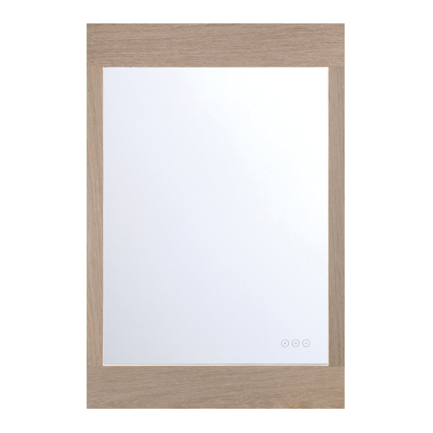Eurofase 48509-028 Mogano LED Wood Mirror in White Oak