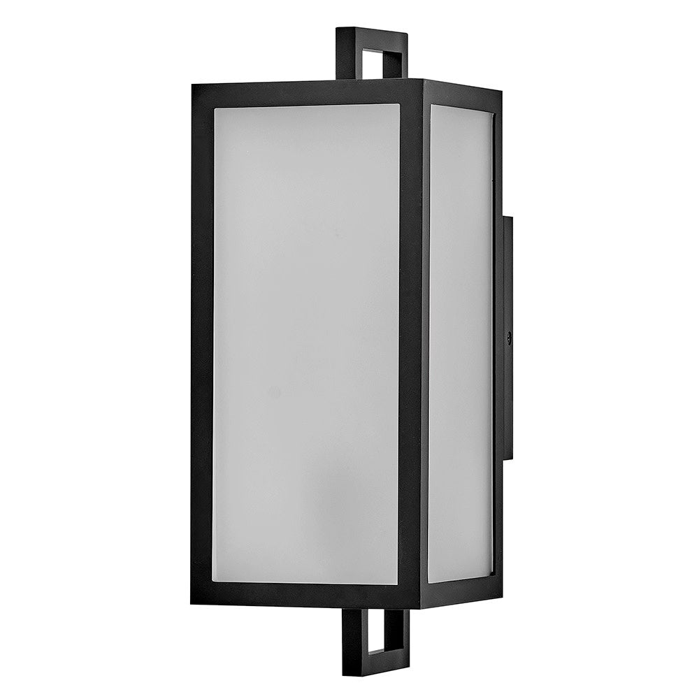 Lanterne murale Halden Lark 82070BK, couleur noire