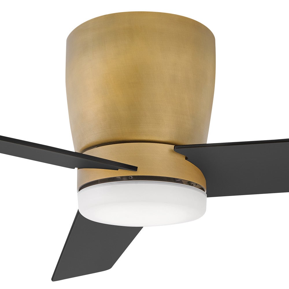 Plafonnier LED Ari Hinkley Lighting 910852FHB-LDA Ventilateur en laiton Heritage