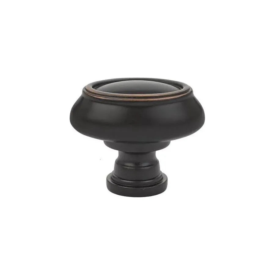 Emtek - Geometric Oval Knob - 86304US10B | Montreal Lighting & Hardware