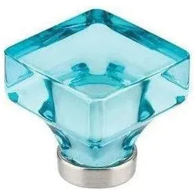 Emtek - Lido Crystal Knob - Cyan - 86552US3NL | Montreal Lighting & Hardware