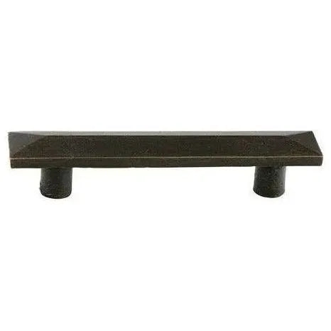 Emtek - Sandcast Bronze Pyramid Pull - 86328MB | Montreal Lighting & Hardware