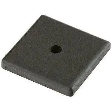Emtek - Sandcast Bronze Square Back Plate for Knob - 86342FB | Montreal Lighting & Hardware