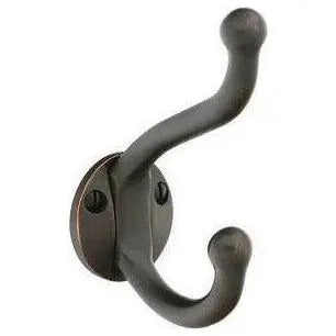 Emtek - Traditional Brass Robe Hook - 2606US10B | Montreal Lighting & Hardware