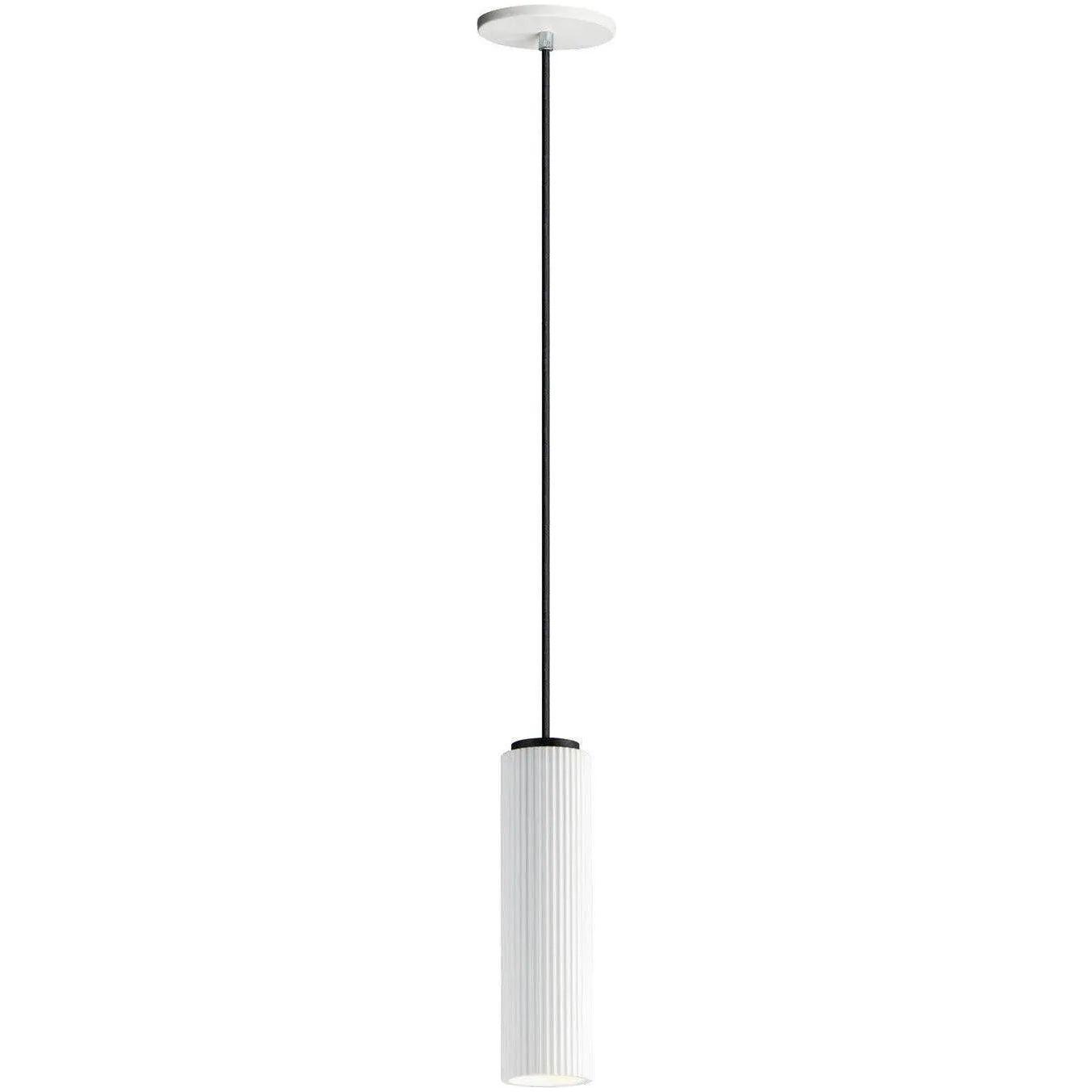 Éclairage ET2 - LED plissée Suspension - E25038-WTBK | Montreal Luminaire & Quincaillerie