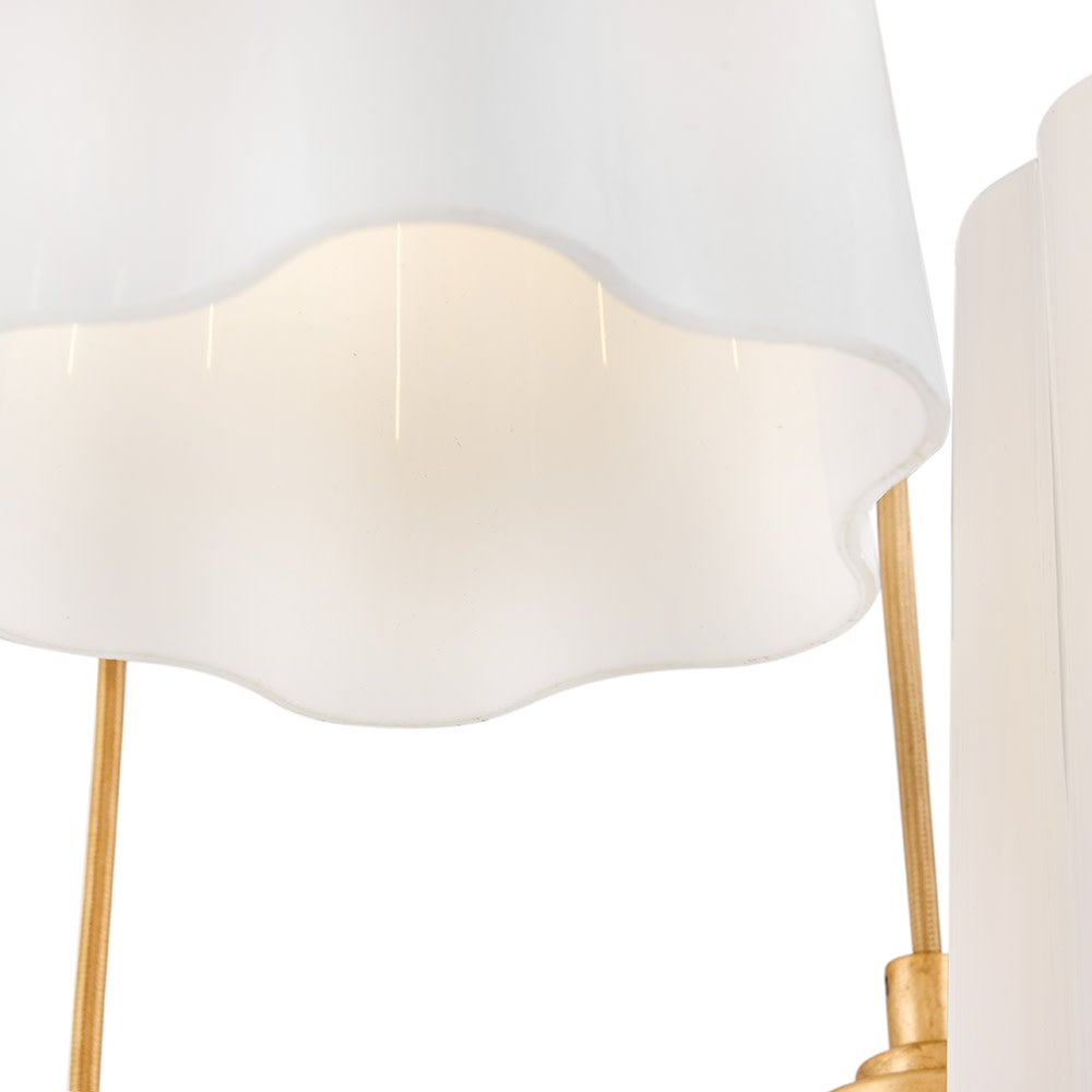 Alouette 83718DA Miel Multi Drop Suspendu en laiton vieilli