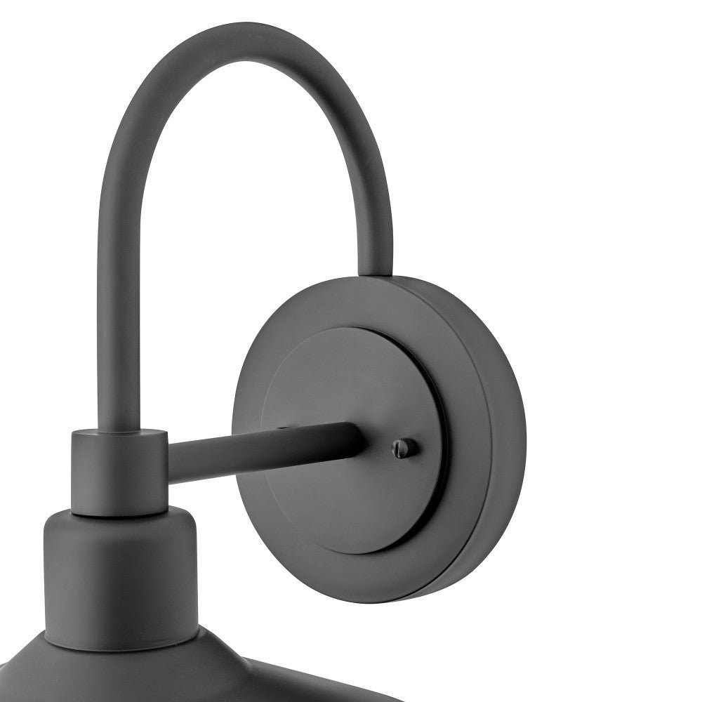 Applique murale Hinkley Lighting 12075BK Forge, coloris noir.