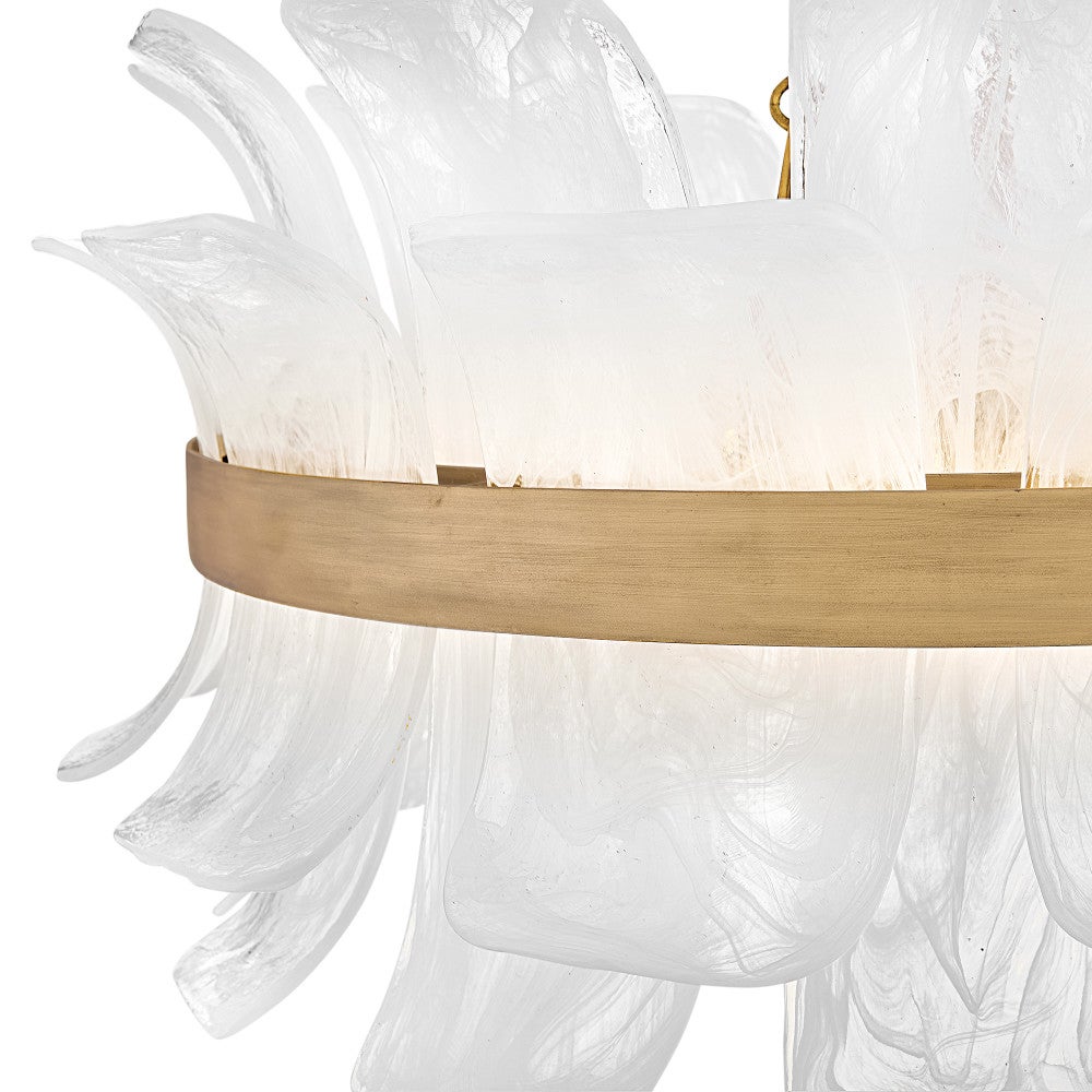 Fredrick Ramond FR46914BNG Fleur Pendant in Burnished Gold