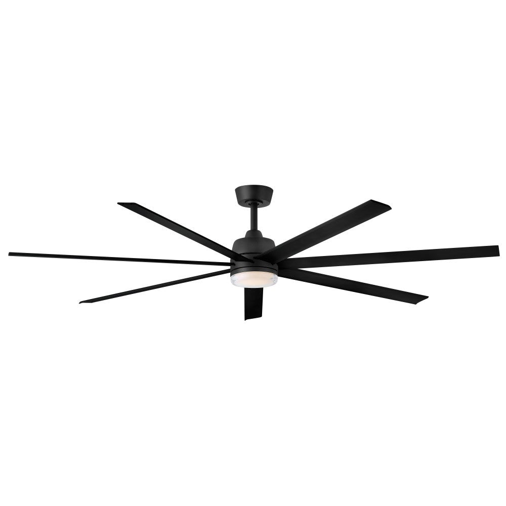 Éclairage Hinkley 910672FMB-LDD LED intelligent Ventilateur en noir mat