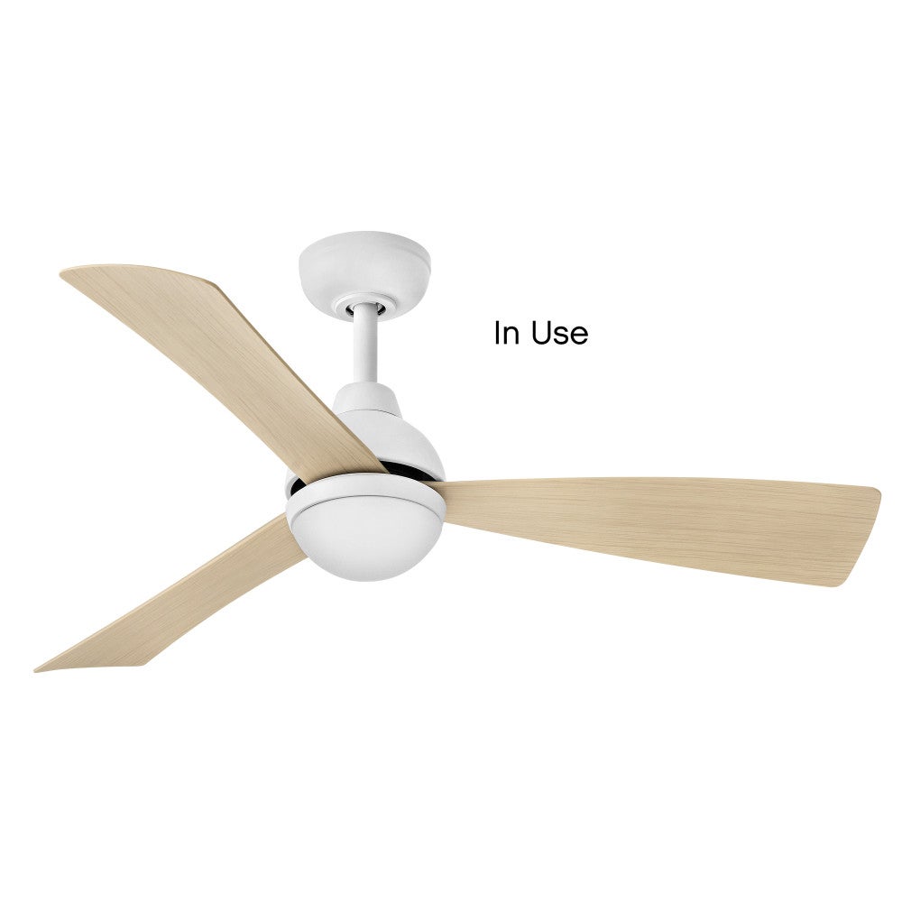 Couvercle pour kit d'éclairage Hinkley Lighting 932031FMW Una, blanc mat