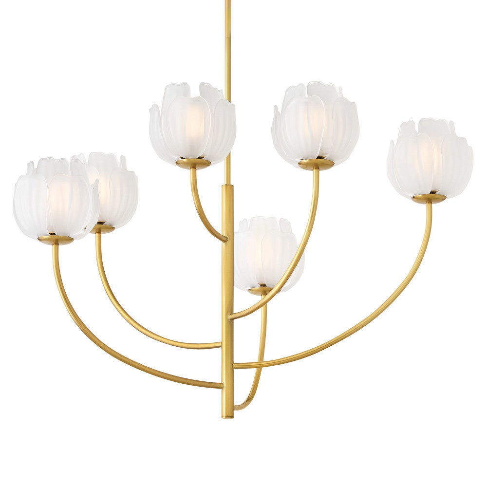 Fredrick Ramond FR46896UB Fantine Fleur Suspendu en laiton non verni