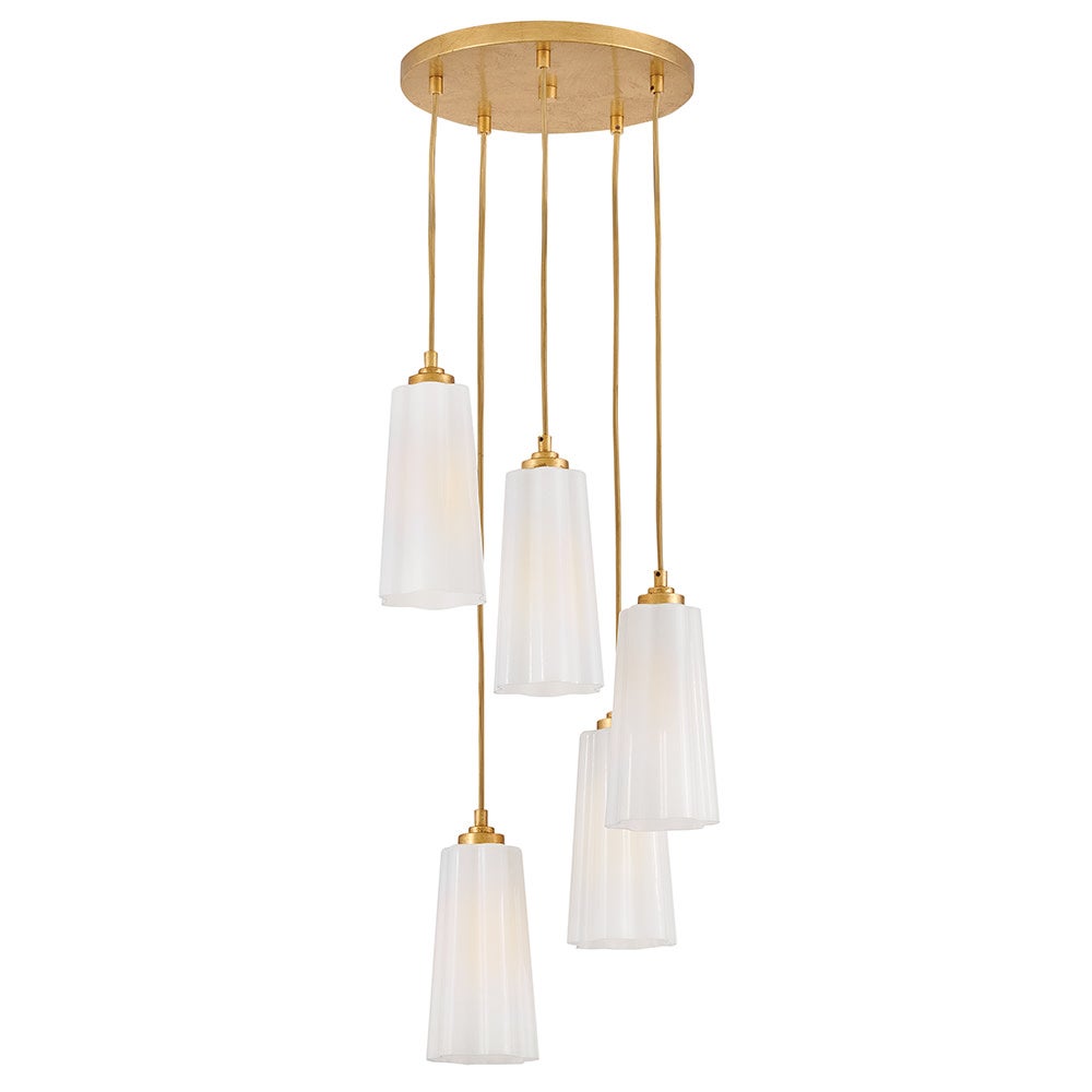 Alouette 83718DA Miel Multi Drop Suspendu en laiton vieilli