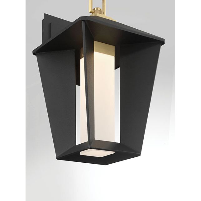 Eurofase 50047-017 Andson LED Outdoor Wall Sconce in Brass-Sand Black Mix
