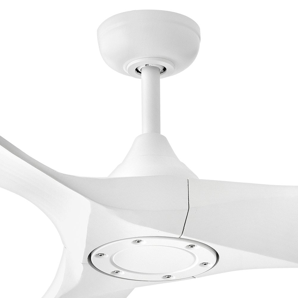 Luminaire intelligent à DEL Hinkley Lighting 903856FWW-LDD Swell Ventilateur en blanc mat