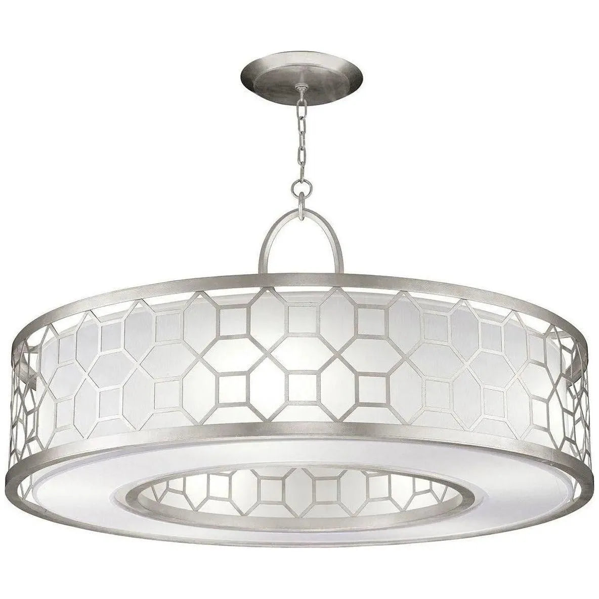 Fine Art Handcrafted Lighting - Allegretto 48-Inch Five Light Pendant - 780340-SF41 | Montreal Lighting & Hardware