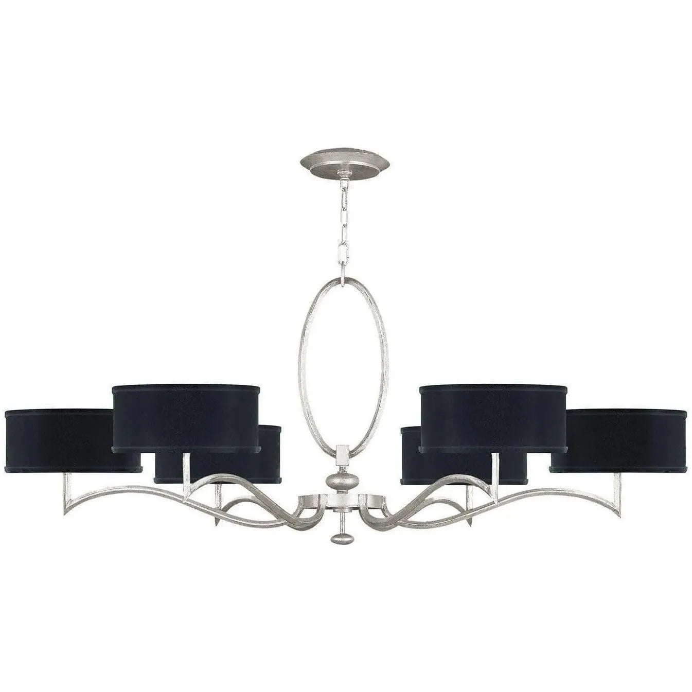 Fine Art Handcrafted Lighting - Allegretto 51-Inch Six Light Chandelier - 771740-SF42 | Montreal Lighting & Hardware