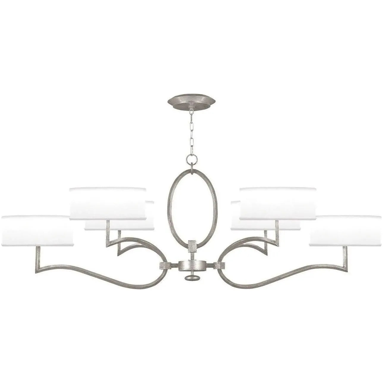 Fine Art Handcrafted Lighting - Allegretto 63-Inch Six Light Chandelier - 780040-SF41 | Montreal Lighting & Hardware