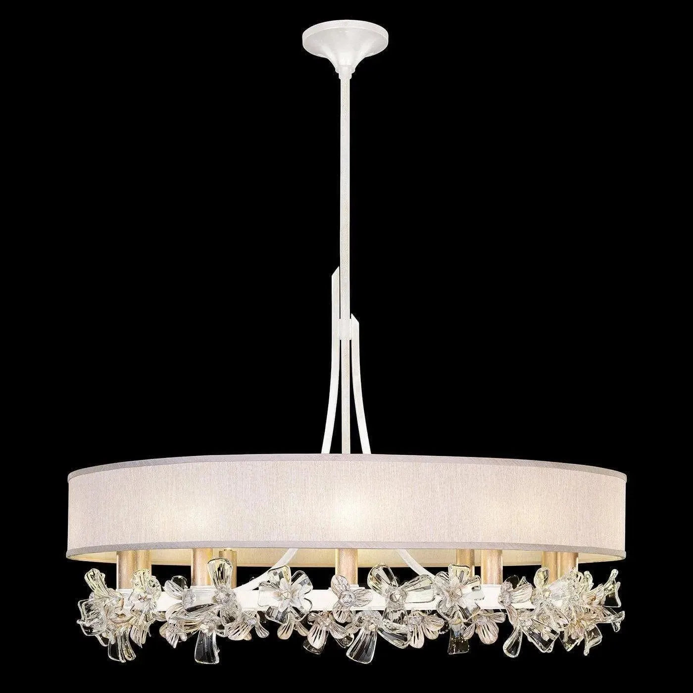 Fine Art Handcrafted Lighting - Azu 34-Inch Ten Light Chandelier - 915240-32ST | Montreal Lighting & Hardware