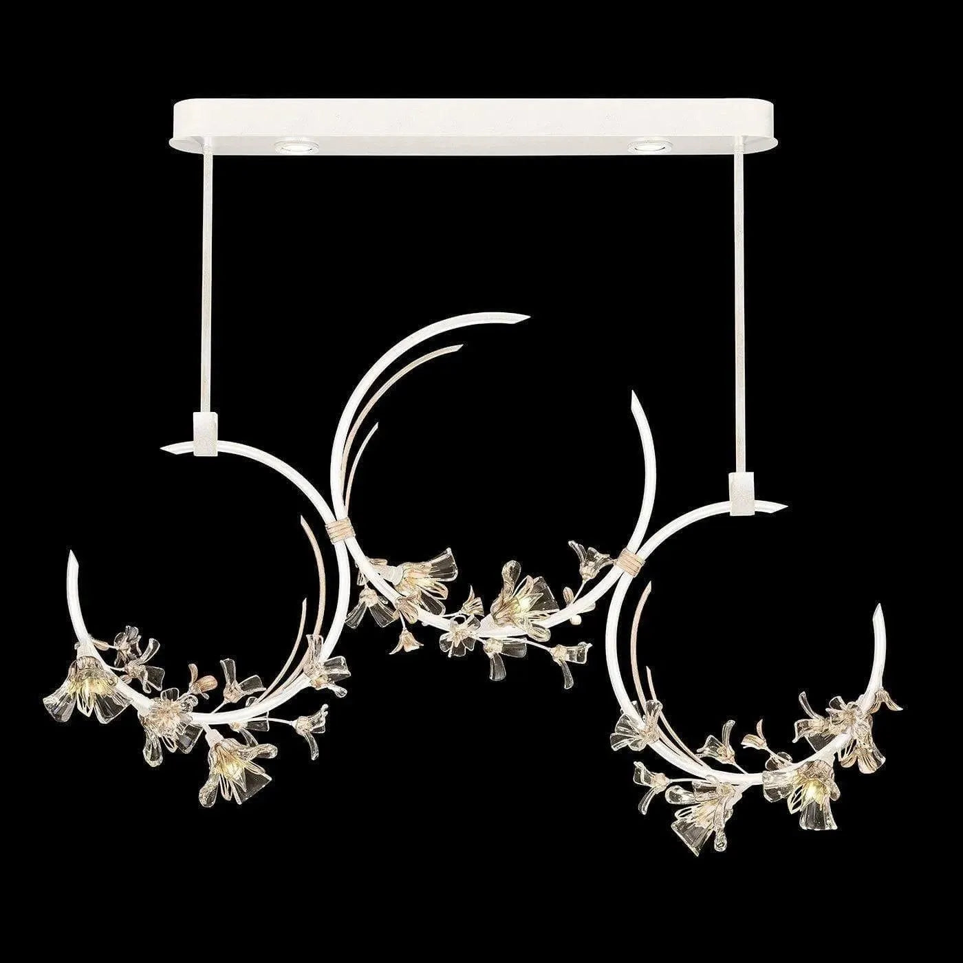 Fine Art Handcrafted Lighting - Azu 55-Inch Ten Light Pendant - 915340-3ST | Montreal Lighting & Hardware