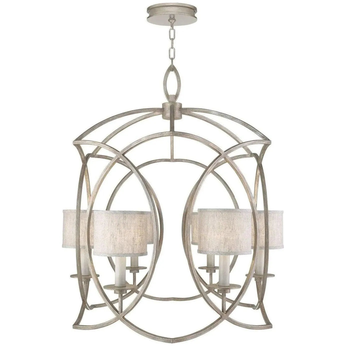 Fine Art Handcrafted Lighting - Cienfuegos 30-Inch Six Light Chandelier - 889840-21ST | Montreal Lighting & Hardware
