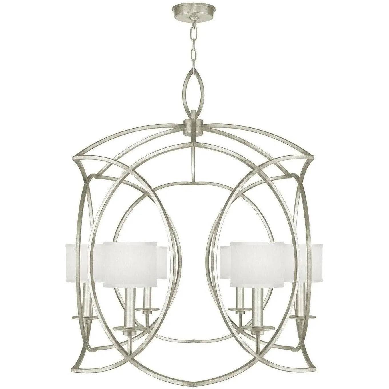 Fine Art Handcrafted Lighting - Cienfuegos 30-Inch Six Light Chandelier - 889840-SF41 | Montreal Lighting & Hardware