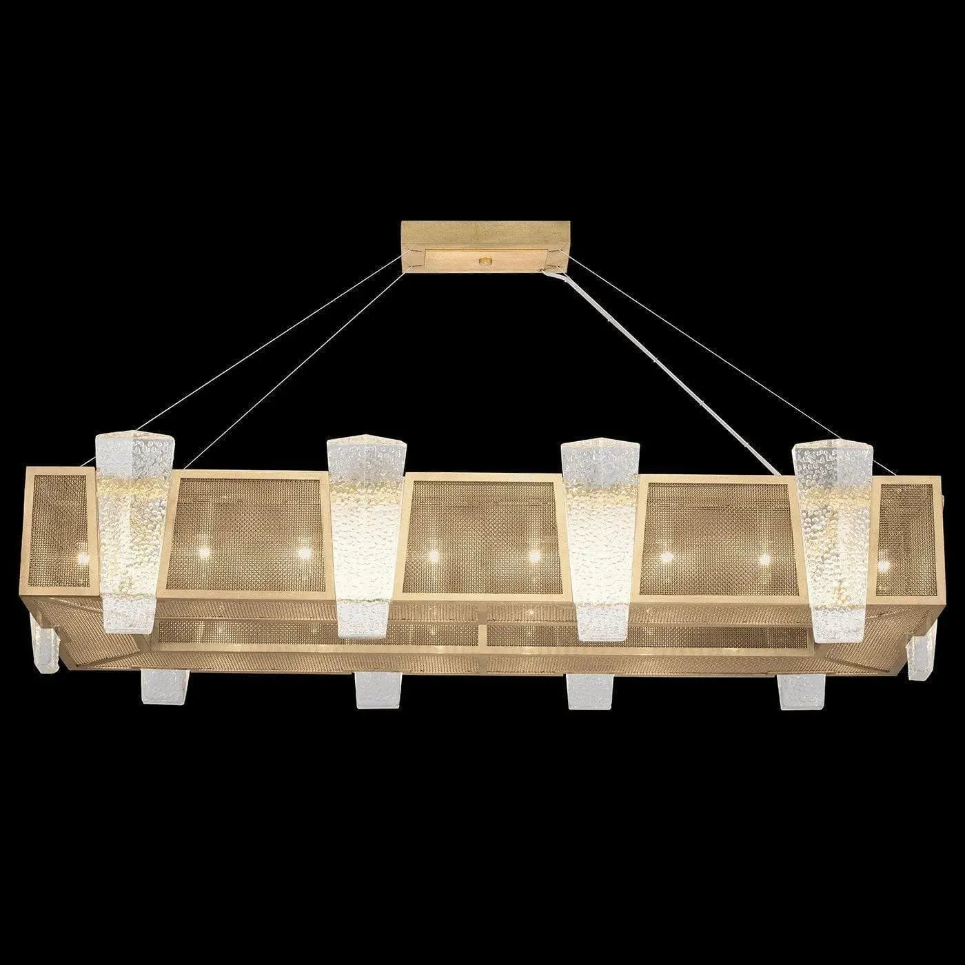 Fine Art Handcrafted Lighting - Crownstone 52-Inch 16 Light Pendant - 891240-22ST | Montreal Lighting & Hardware