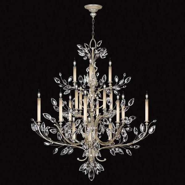 Crystal Laurel 57-Inch 20 Light Chandelier | Fine Art Handcrafted