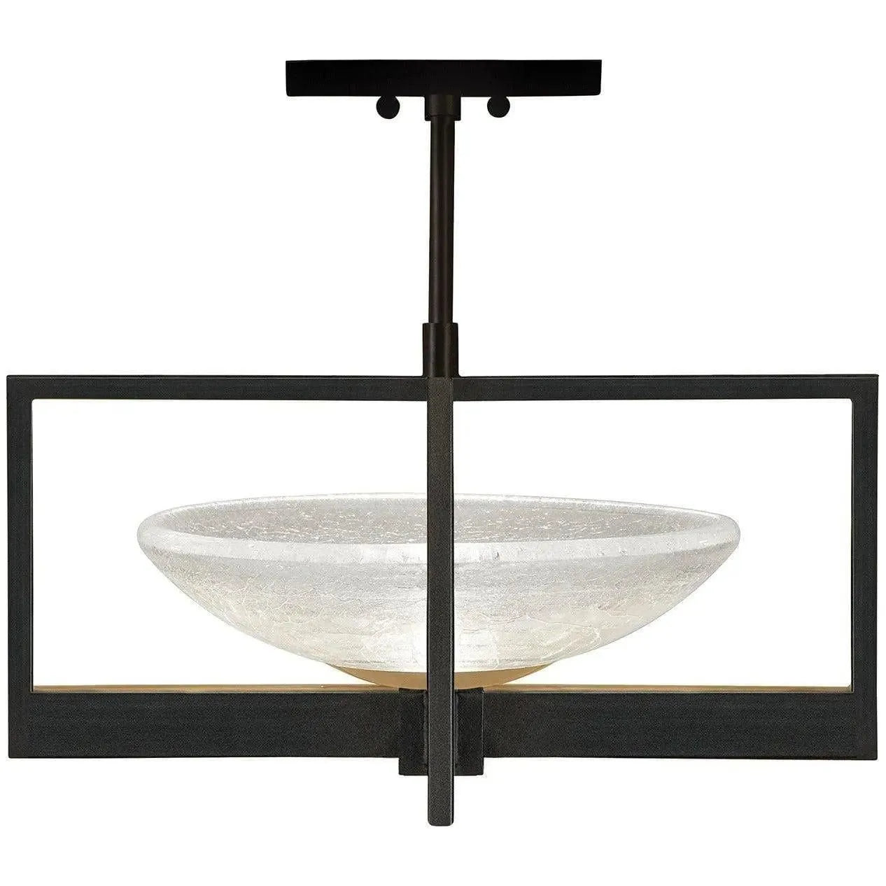 Fine Art Handcrafted Lighting - Delphi 18-Inch LED Semi-Flush Mount - 896440-3ST | Montreal Lighting & Hardware